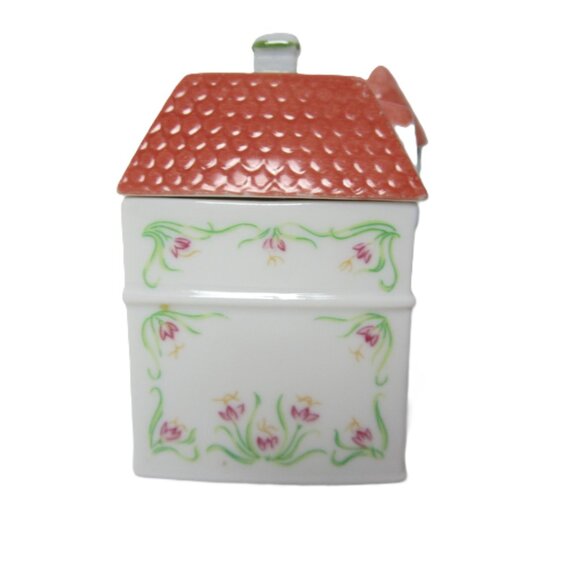 Original Lenox Spice Village Saffron Spice Jar Cottage House Ceramic - Picture 8 of 8